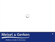 Tablet Screenshot of meisel-gerken.de